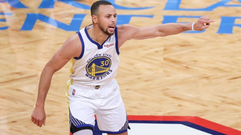 Stephen Curry anotó 37 puntos en triunfo de los Warriors ante Nets en choque de candidatos