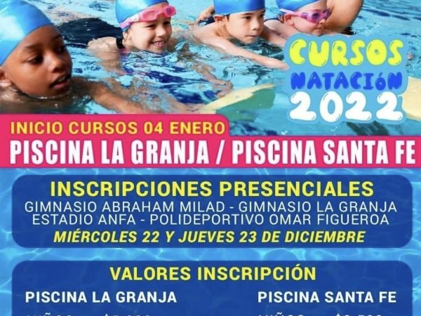 Se abren inscripciones para cursos de natación en Curicó