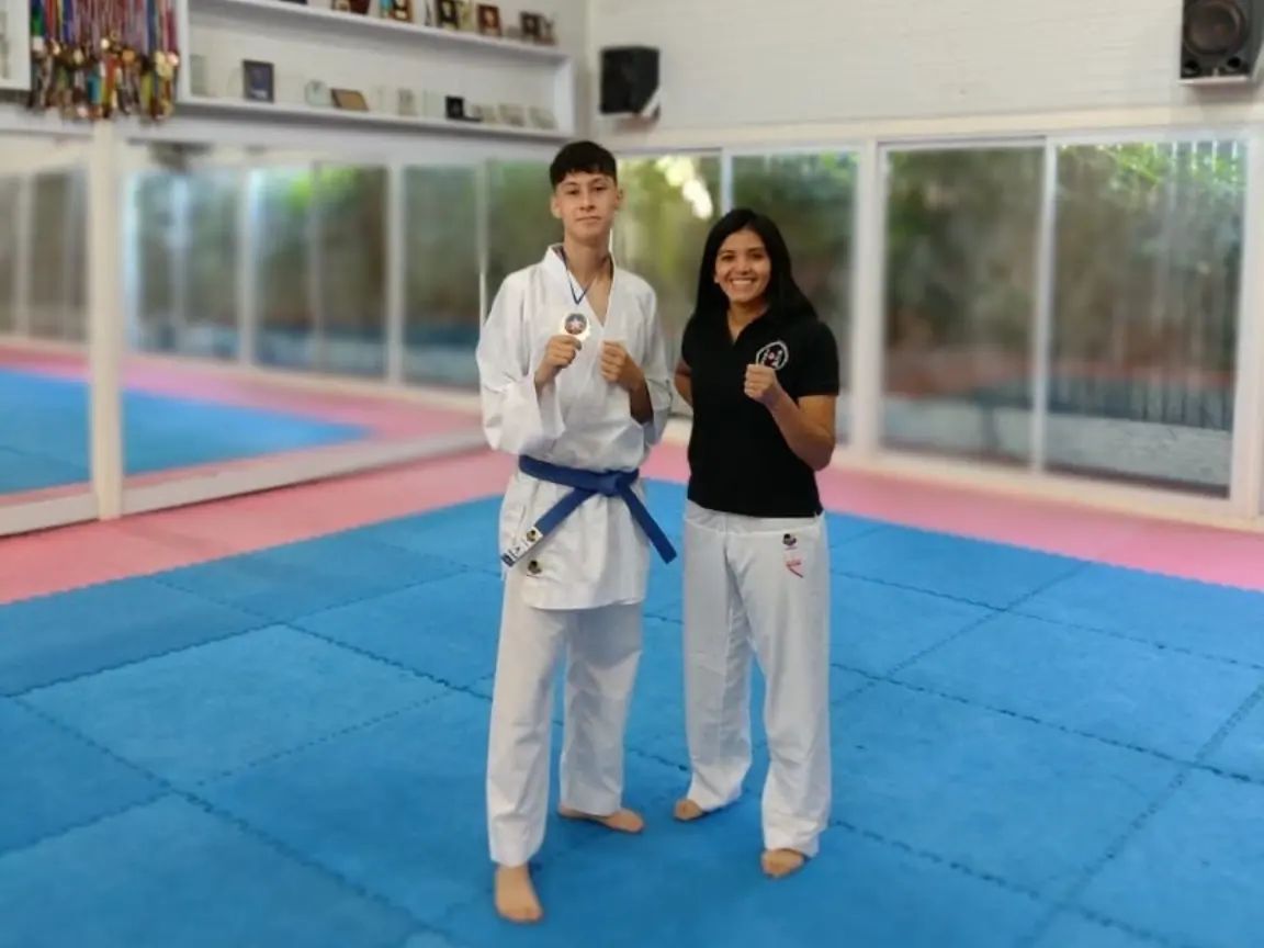 Curicano a sudamericano de kárate en Ecuador