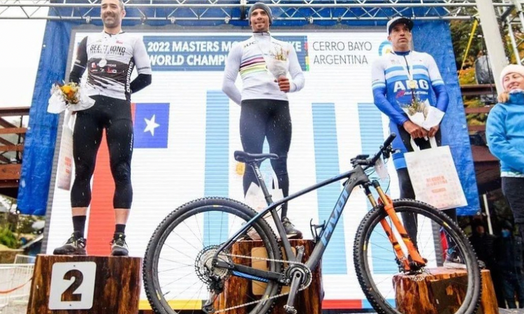 Maulino fue segundo del Mundial Máster de mountain- bike