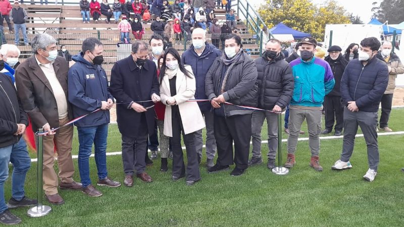 CANCHA SINTÉTICA PARA EL ESTADIO PAHUIL DE CHANCO