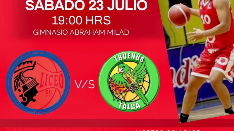 CLASICO DEL MAULE SE VIVE EN EL BASQUETBOL