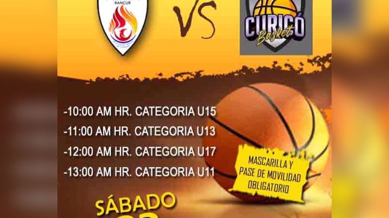 CLASICO CURICANO EN EL BASQUETBOL