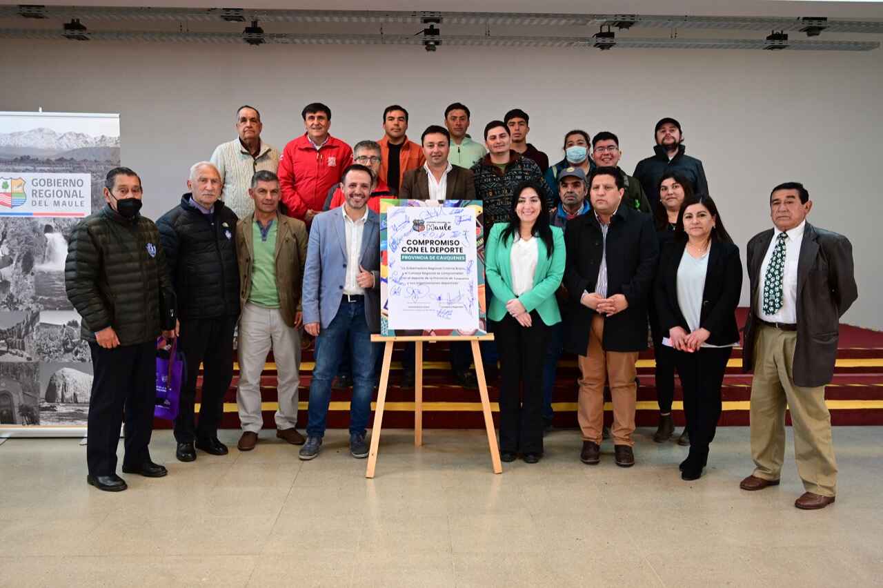 GORE-MAULE APOYA A ORGANIZACIONES DEPORTIVAS DE CAUQUENES