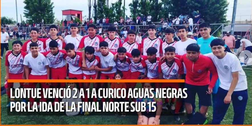 SELECCION DE LONTUE DIO EL PRIMER GOLPE