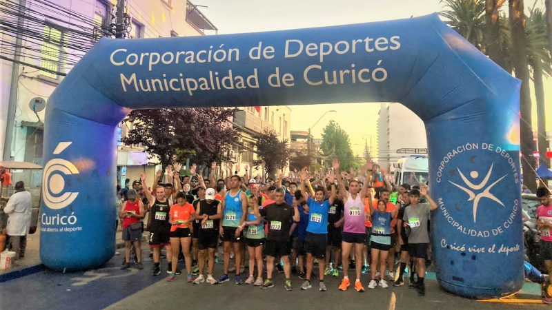 Se realizó con éxito Corrida nocturna por Nachito en Curicó