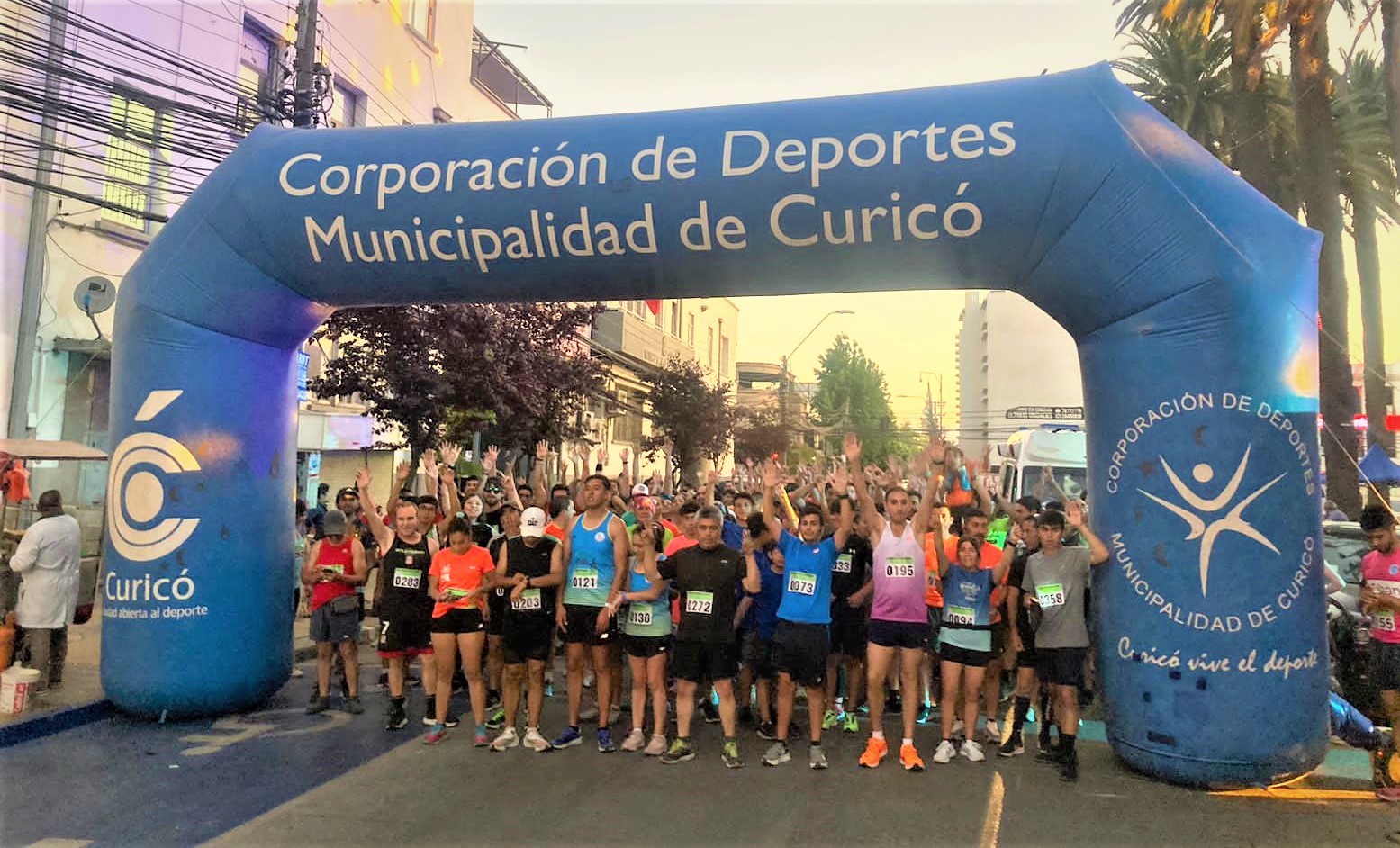 Se realizó con éxito Corrida nocturna por Nachito en Curicó