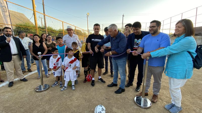 Club Juventud Santa Marta de Sarmiento inauguró su nueva cancha de baby futbol