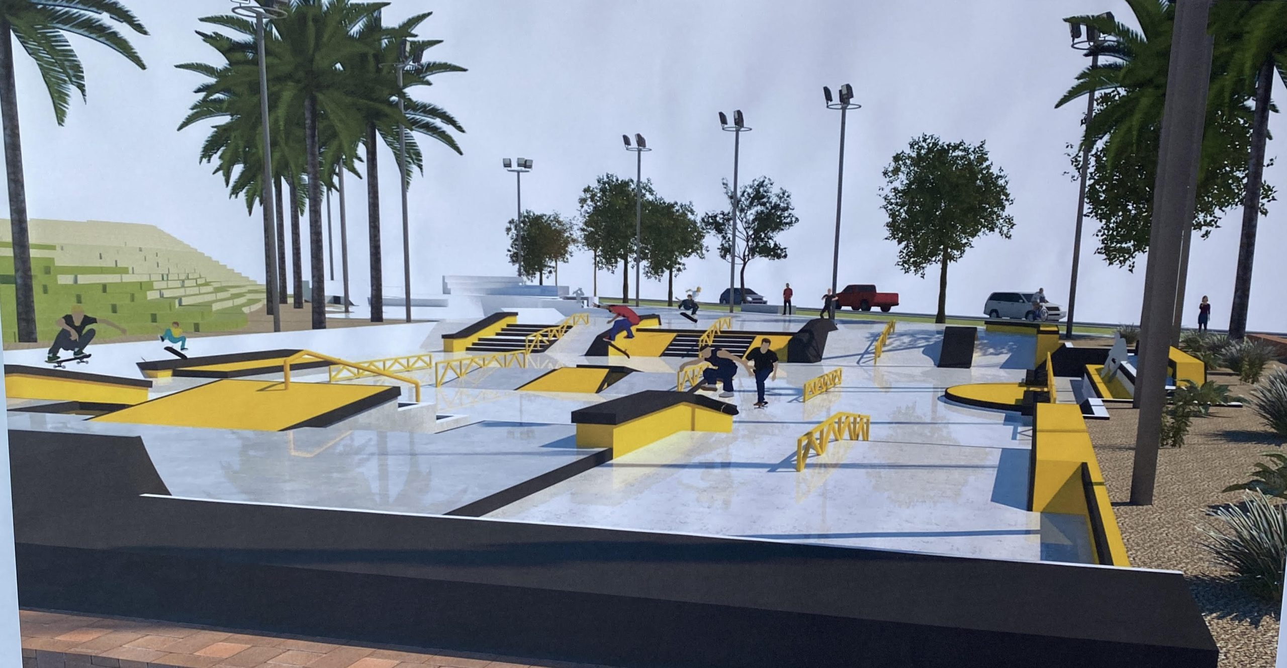 Proyecto de Skatepark en Parque Cerro Carlos Condell de Curicó
