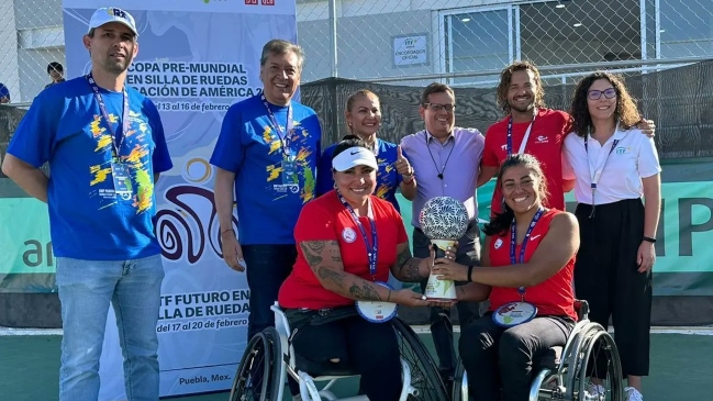 Macarena Cabrillana y Sofía Fuentes clasificaron a Chile al Mundial de tenis en silla de ruedas
