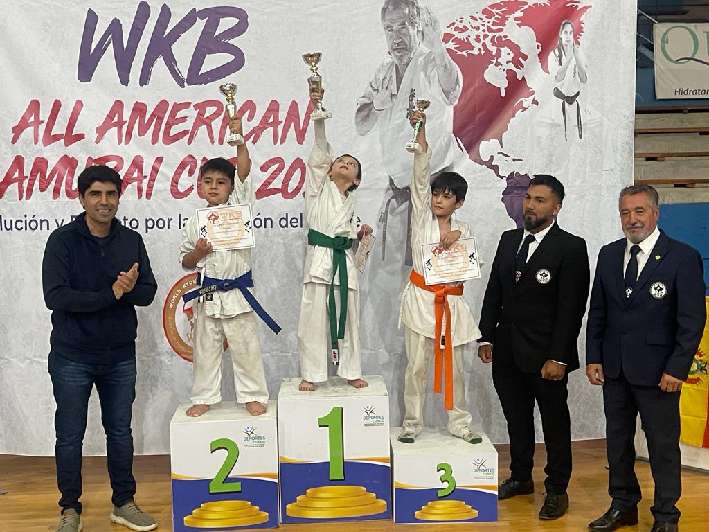 Se realizó en Curicó torneo WKB All American Samurai Cup 2023