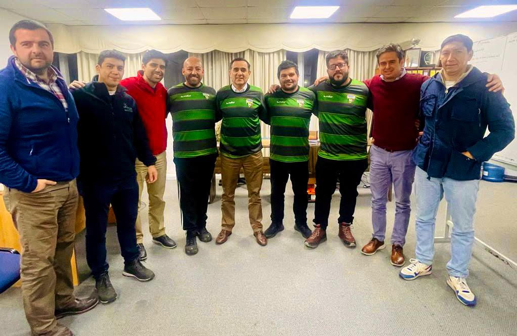 Cuerpo Técnico de la Selección Rugby Municipal de Curicó M14 se reúne con autoridades locales