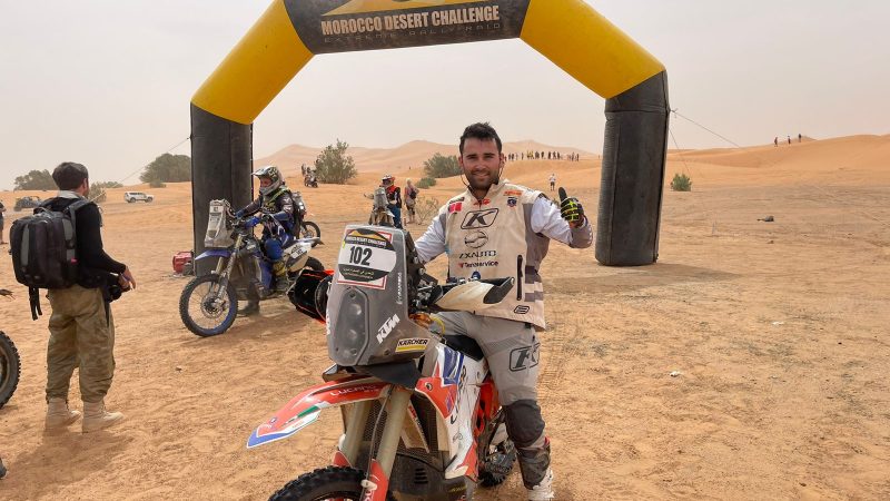 TOMÁS DE GAVARDO ES 8° EN EL RALLY DE MARRUECOS