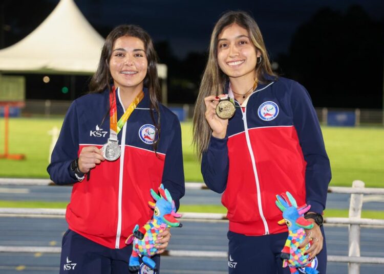 Cauqueninas se subieron a lo más alto del podio en Parapanamericanos de la Juventud