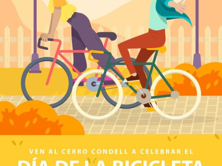 Se invita a la comunidad curicana a celebrar el Día mundial de la Bicicleta en el Cerro Carlos Condell