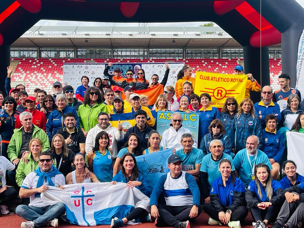 Con éxito se desarrolló Torneo Zonal Sur de atletismo máster 2023 en el estadio La Granja de Curicó