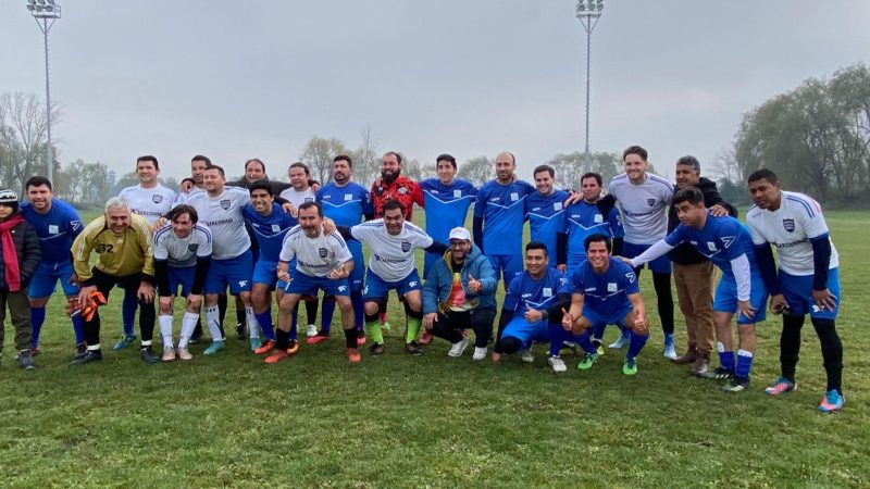Con éxito se llevó a efecto amistoso de fútbol con motivo del día del padre en Estadio ANFA de Curicó
