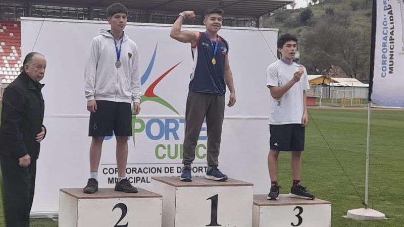 ATLETA CURICANO CAMPEÓN REGIONAL DE HEXATLON