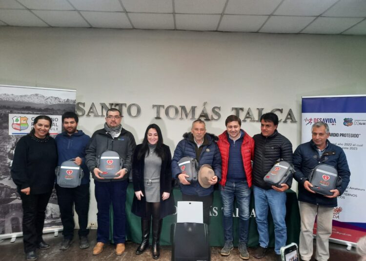 Desfibriladores son una realidad para el fútbol amateur maulino