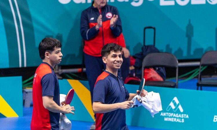 Tenimesista talquino aseguró medalla en el dobles varones de los Panamericanos