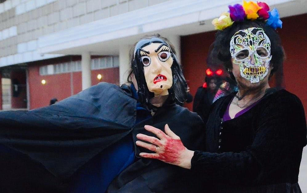 Zumba Halloween se realizó en estadio Bicentenario la Granja de Curicó