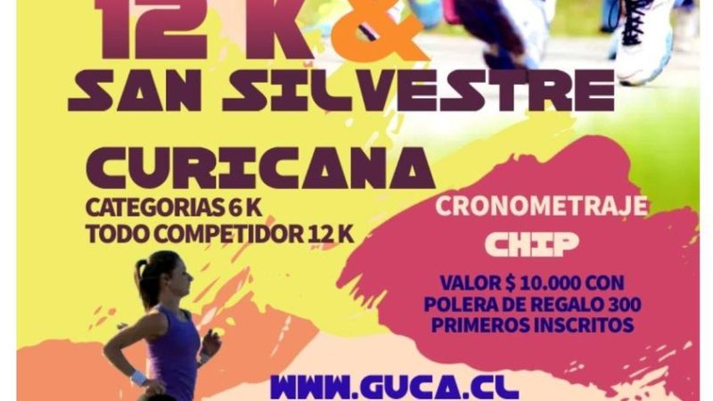 Próximo sábado se corre la San Silvestre Curicana