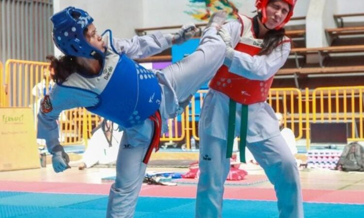 Encuentro de combates de taekwondo contó con amplia convocatoria en San Javier