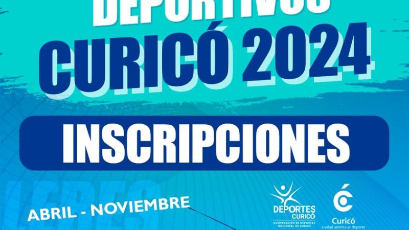 Corporación de deportes de Curicó invita a inscribirse en sus talleres año 2024