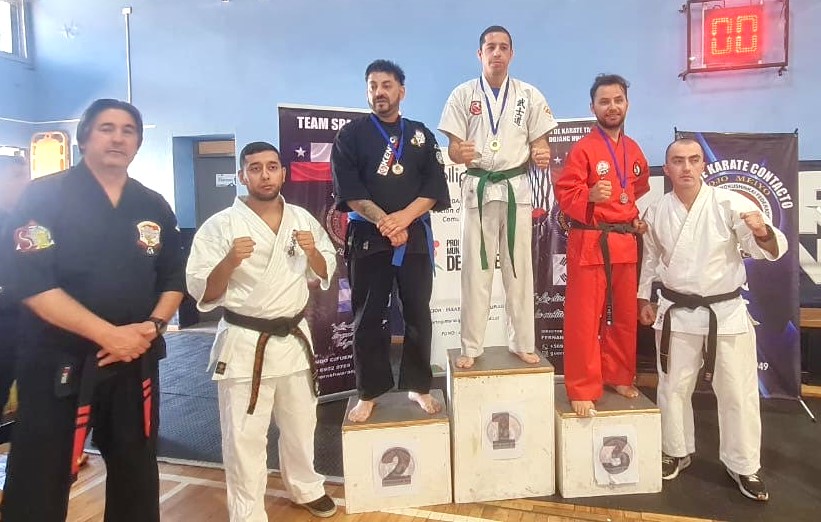 Destacada participación de la Academia curicana “Kenpo Gikan” en el II Campeonato Internacional de Karate de Collipulli