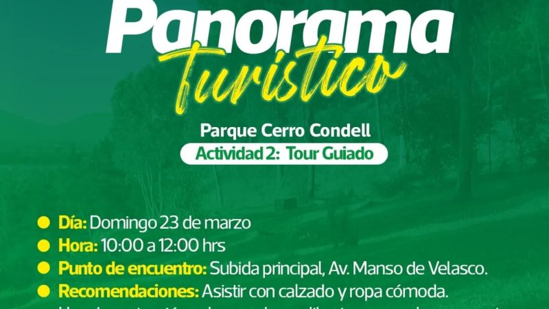 Este fin de semana, la aventura te espera en el Parque Cerro Condell