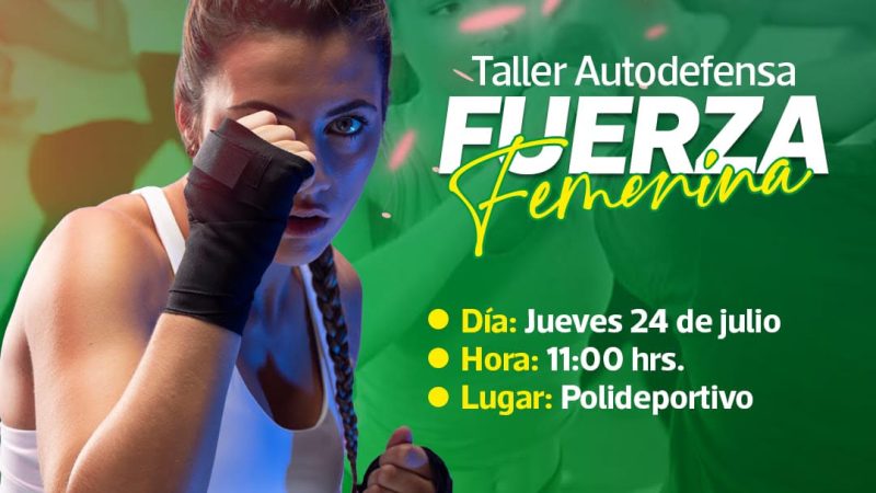 Mujeres más seguras:  autodefensa “Fuerza Femenina 2025” en Curicó