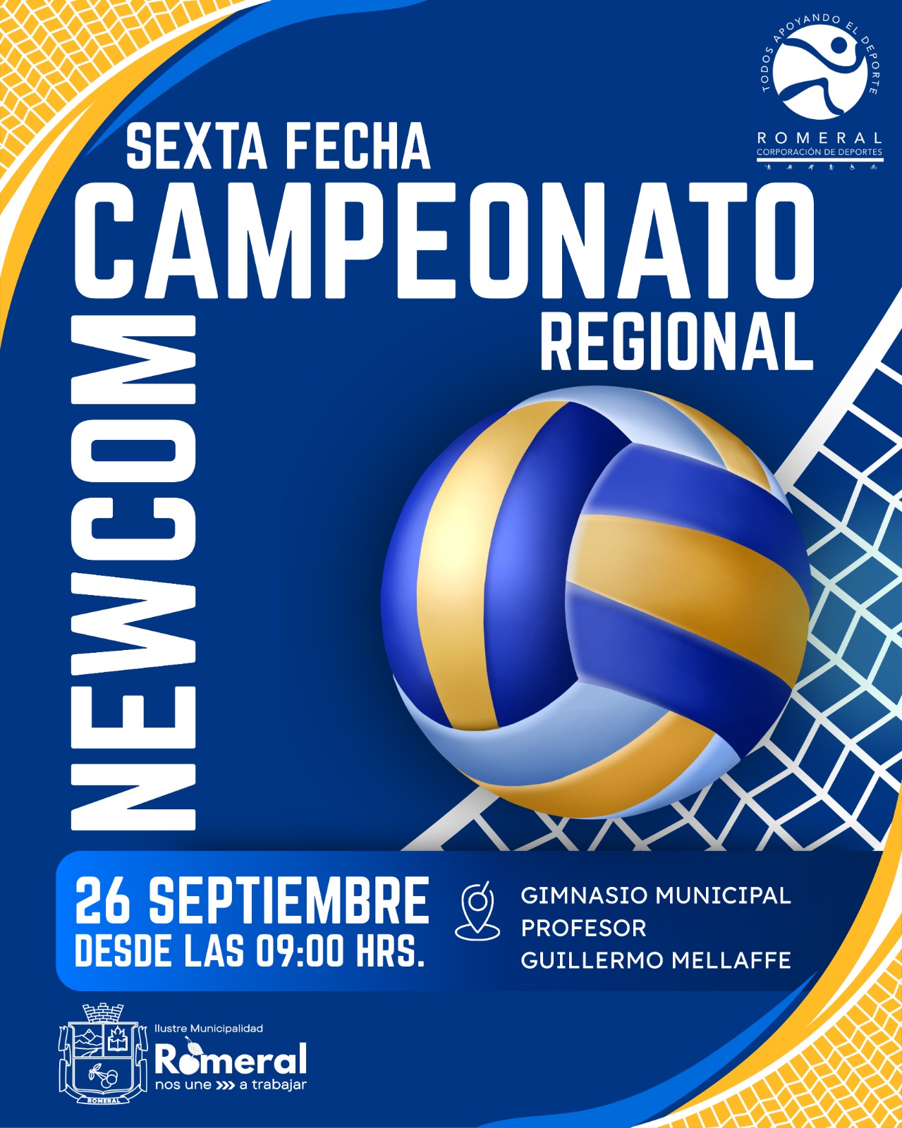Sexta Fecha del Campeonato Regional de Newcom se vivirá en Romeral