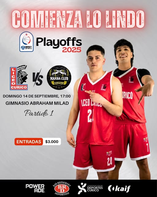 Liceo de Curicó inicia la serie recibiendo a Mamba Club Melipilla