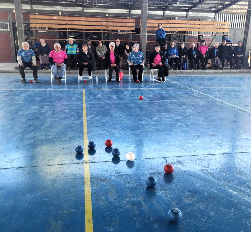 Adultos mayores de Aguas Negras y Rauco celebran jornada de bochas llena de amistad y deporte
