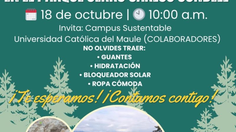 Invitan a trekking familiar con enfoque ambiental y educativo este sábado en Curicó