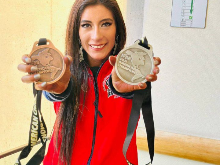 Javiera Olivares lleva el nombre de Curicó al podio internacional del Panamericano IFBB