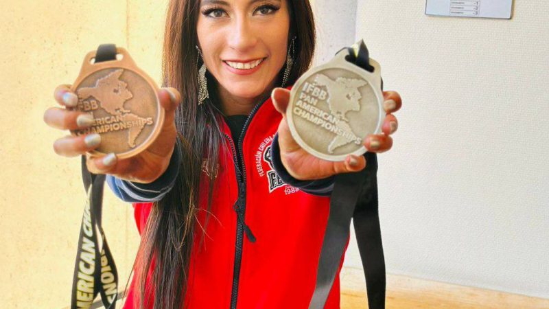 Javiera Olivares lleva el nombre de Curicó al podio internacional del Panamericano IFBB