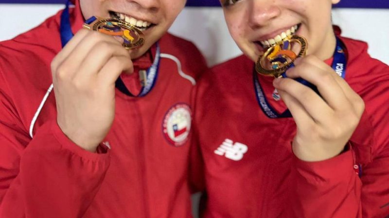 Doble oro para Curicó en el Panamericano de Gimnasia Aeróbica en Uruguay