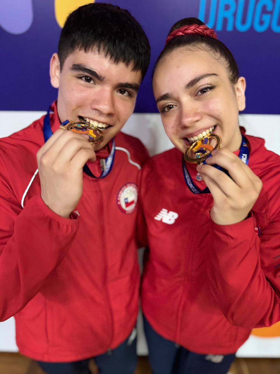 Doble oro para Curicó en el Panamericano de Gimnasia Aeróbica en Uruguay