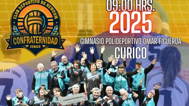 Curicó será sede de la séptima fecha de la Liga Regional del Maule de Newcom Vólei: un panorama deportivo gratuito para este domingo