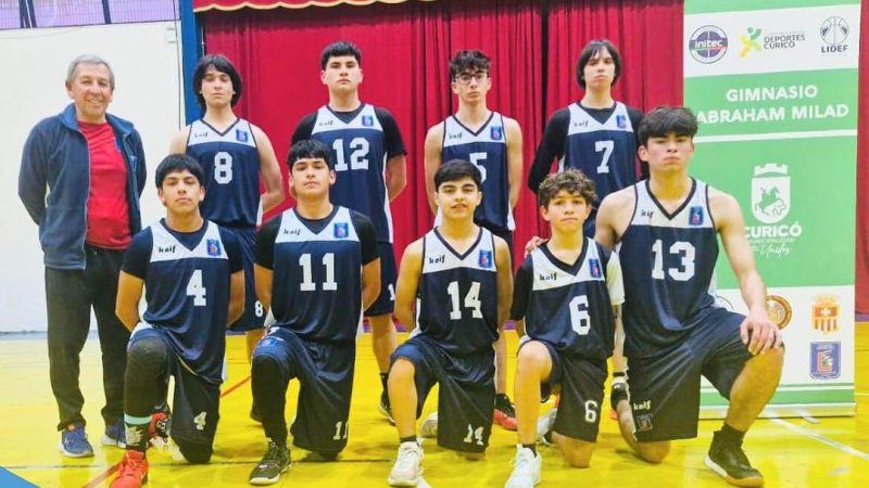 Baloncesto escolar brilló en la 6ª fecha del Campeonato LIDEF en Curicó