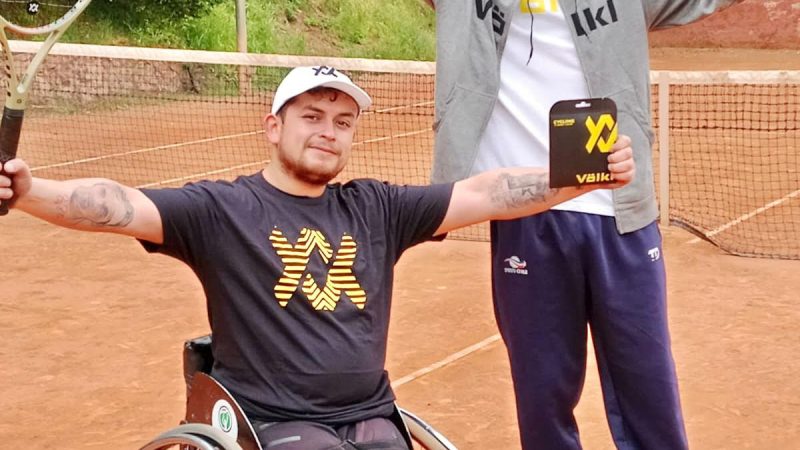 Tenista curicano paralímpico Miguel Ángel Peredo intensifica su preparación rumbo a la Copa Benito Gildemeister