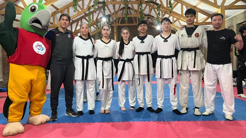 Selección maulina de taekwondo alista su mejor versión para representar al Maule en los Juegos Binacionales 2025