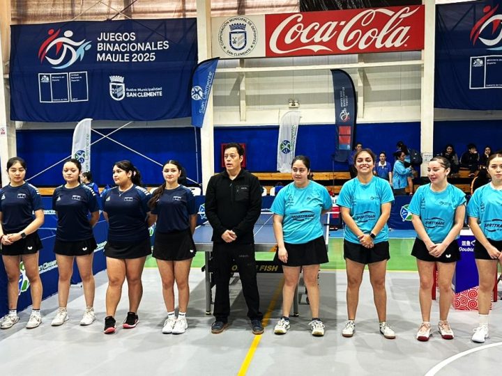 Tenis de mesa del Maule se instala en semifinales de los Juegos Binacionales