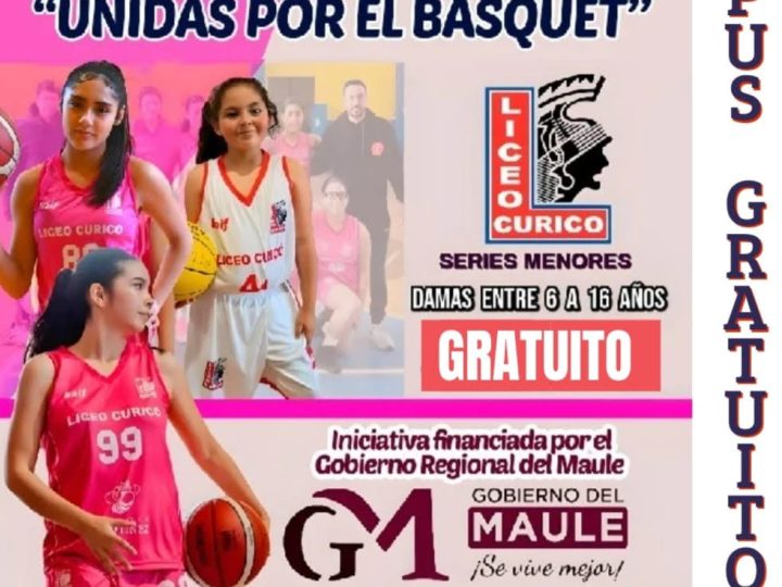 Club Liceo Curicó invita a Campus Gratuito de Básquet para Niñas